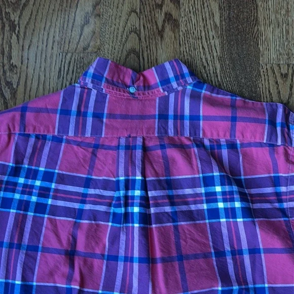 Ralph Lauren Slim Fit Men's Red Plaid Shirt, Size Large - Picture 10 of 10